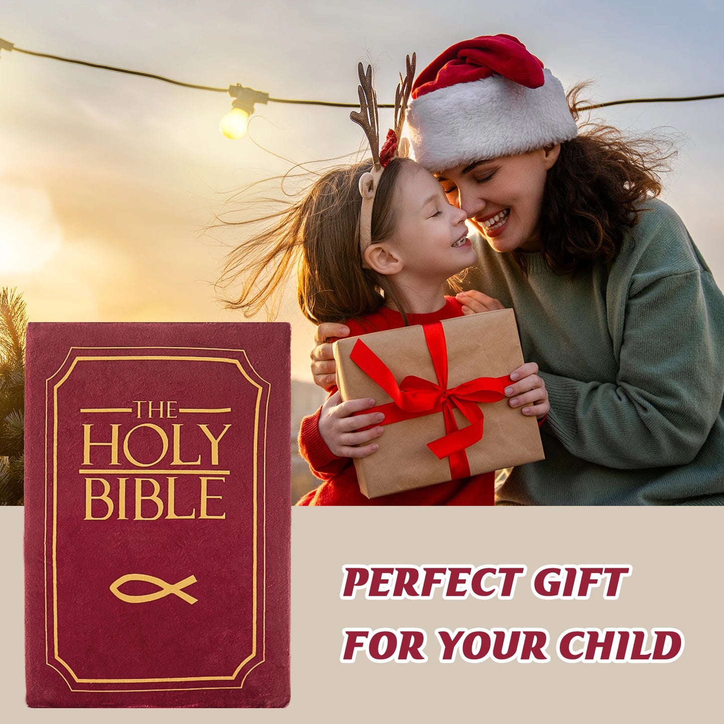 Pillow Book - Holy Bible With Verse Cozy Pillow